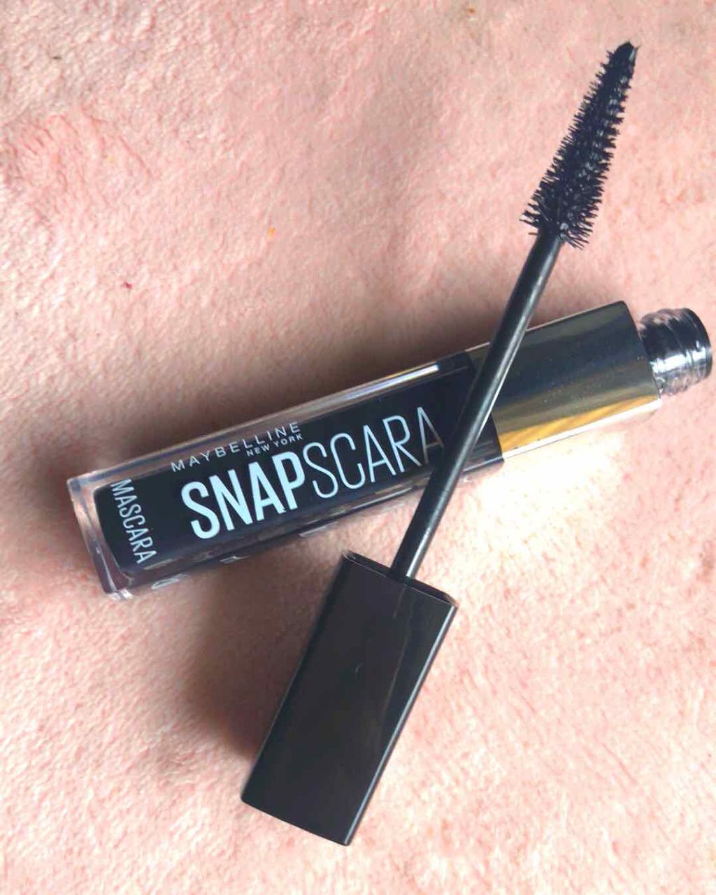 スナップスカラ 01 ブラック/MAYBELLINE NEW YORK/マスカラを使ったクチコミ（2枚目）
