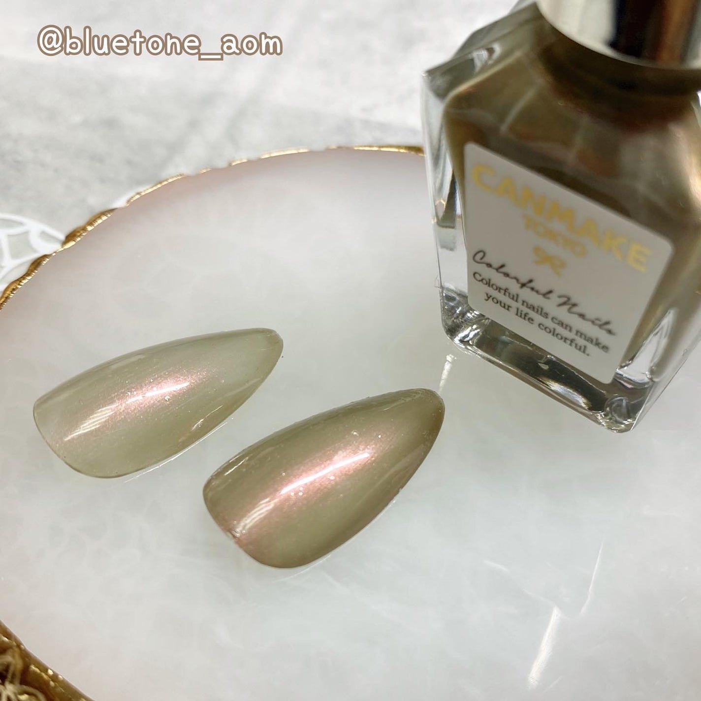 カラフルネイルズ/キャンメイク/マニキュアを使ったクチコミ(5枚目)