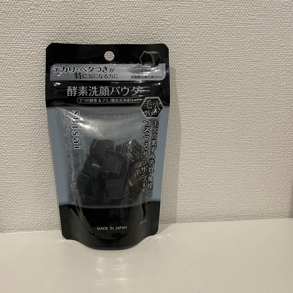 スイサイ ビューティクリア ブラック パウダーウォッシュ/スイサイ ビューティクリア/洗顔パウダーを使ったクチコミ(1枚目)