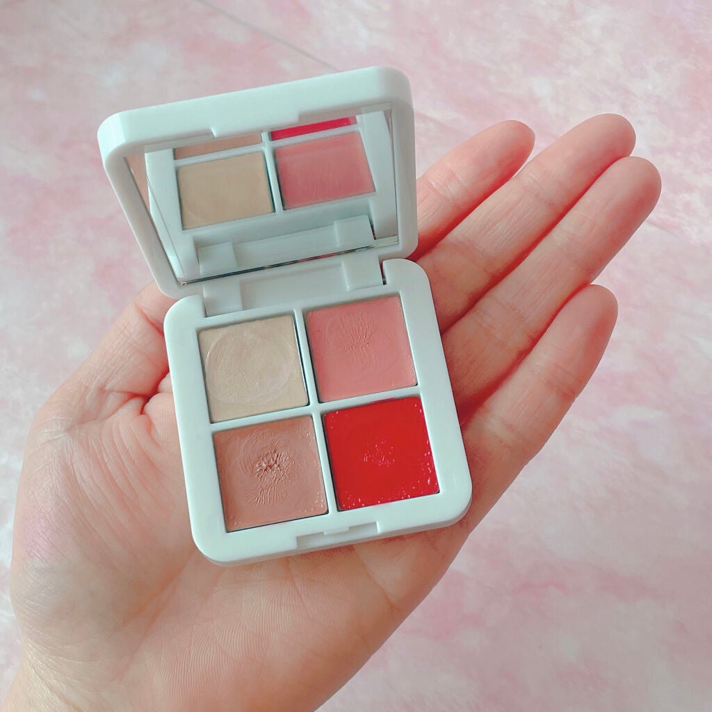 リップチークグロウクワッド/rms beauty/ジェル・クリームチークを使ったクチコミ(6枚目)