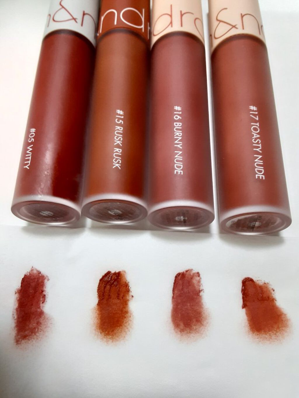 ゼロベルベットティント/rom&nd/リップティントを使ったクチコミ（2枚目）