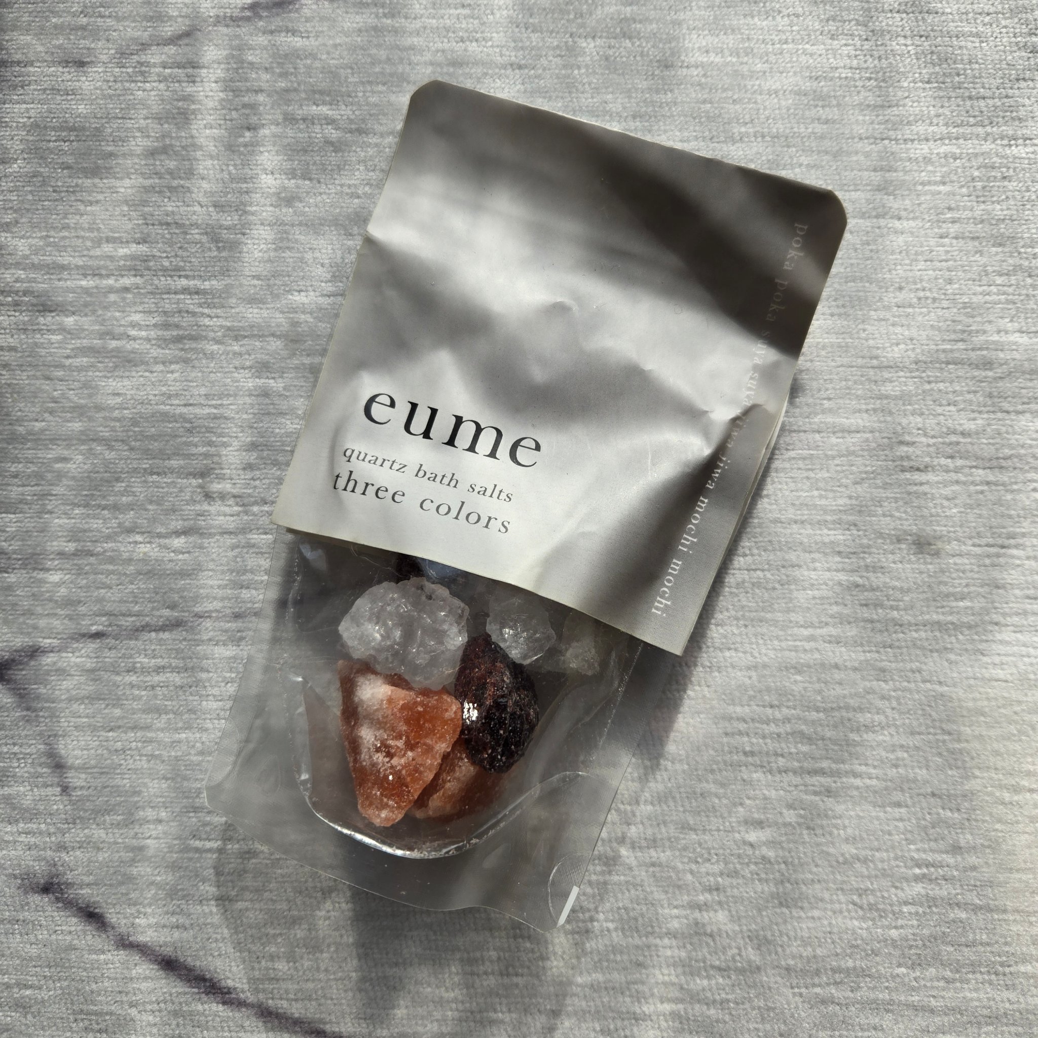 クォーツバスソルト　クリスタル/eume(イウミー)/無機塩系入浴剤を使ったクチコミ（1枚目）