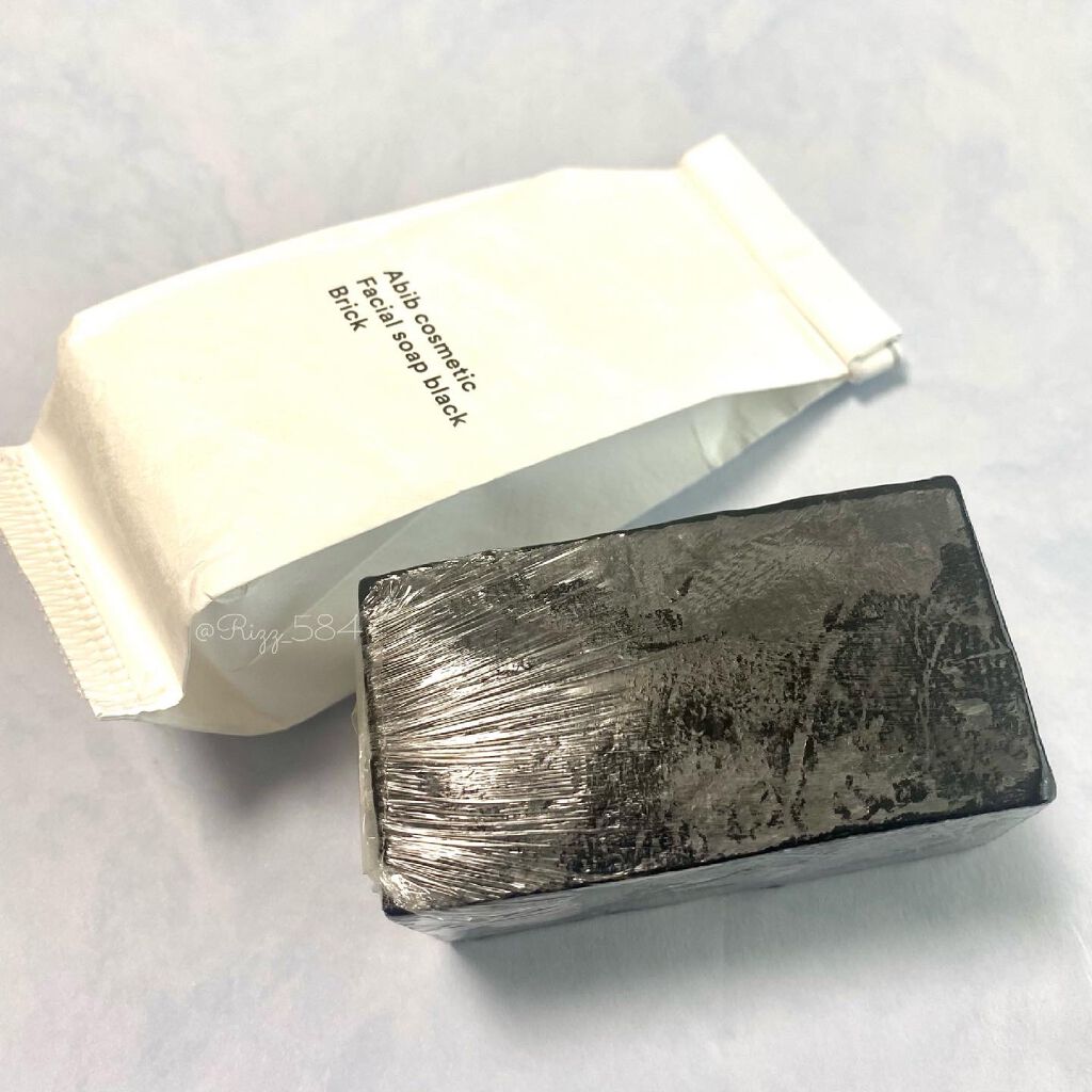 フェイシャルソープブリック ブラック/Abib /洗顔石鹸を使ったクチコミ(4枚目)