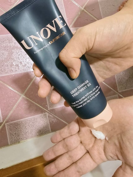 ディープダメージトリートメントEX/UNOVE/洗い流すヘアトリートメントを使ったクチコミ(2枚目)