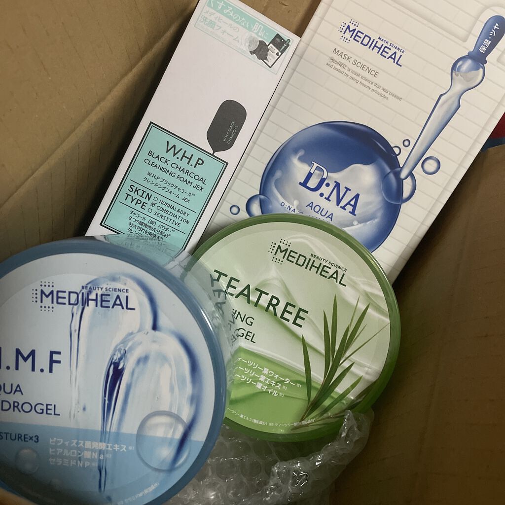 N.M.Fアクアハイドロジェル/MEDIHEAL/ボディローションを使ったクチコミ（2枚目）