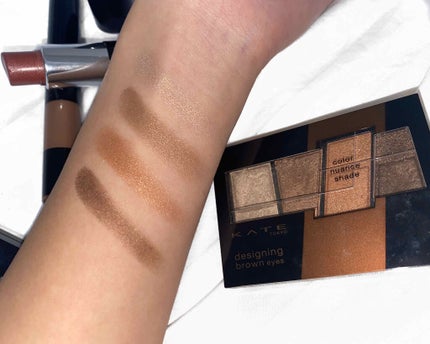 デザイニングブラウンアイズ BR-7 クールブラウン/KATE/アイシャドウパレットを使ったクチコミ(2枚目)