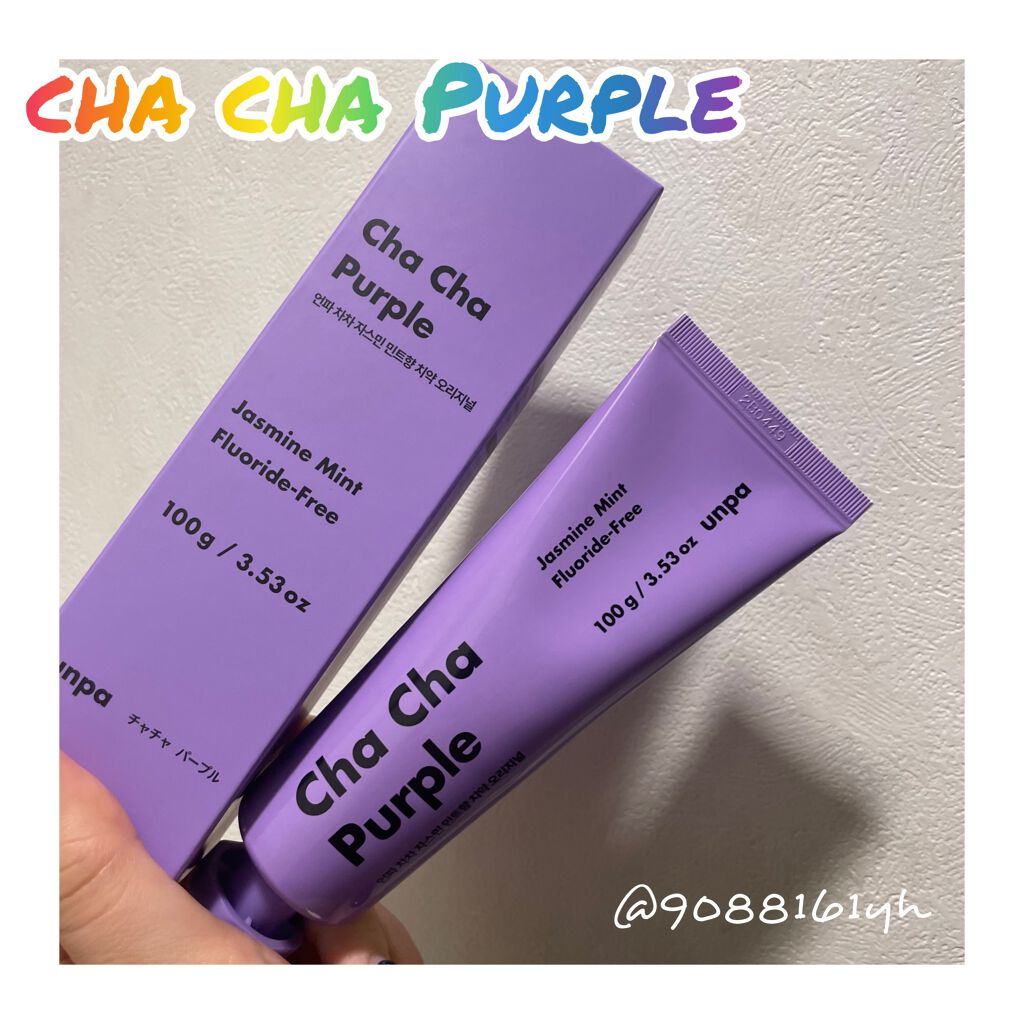 Cha Cha Charcoal Jasmin Mint Toothpaste/chacha/歯磨き粉を使ったクチコミ（1枚目）