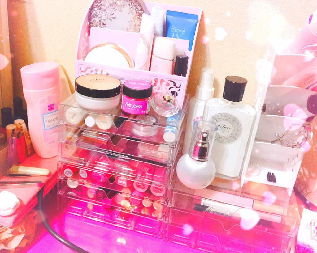 3段式クリアーケース/DAISO/その他化粧小物を使ったクチコミ（1枚目）