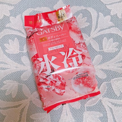 アイスデオドラント ボディペーパーN フリーズピーチ/ギャツビー/ボディシートを使ったクチコミ(2枚目)