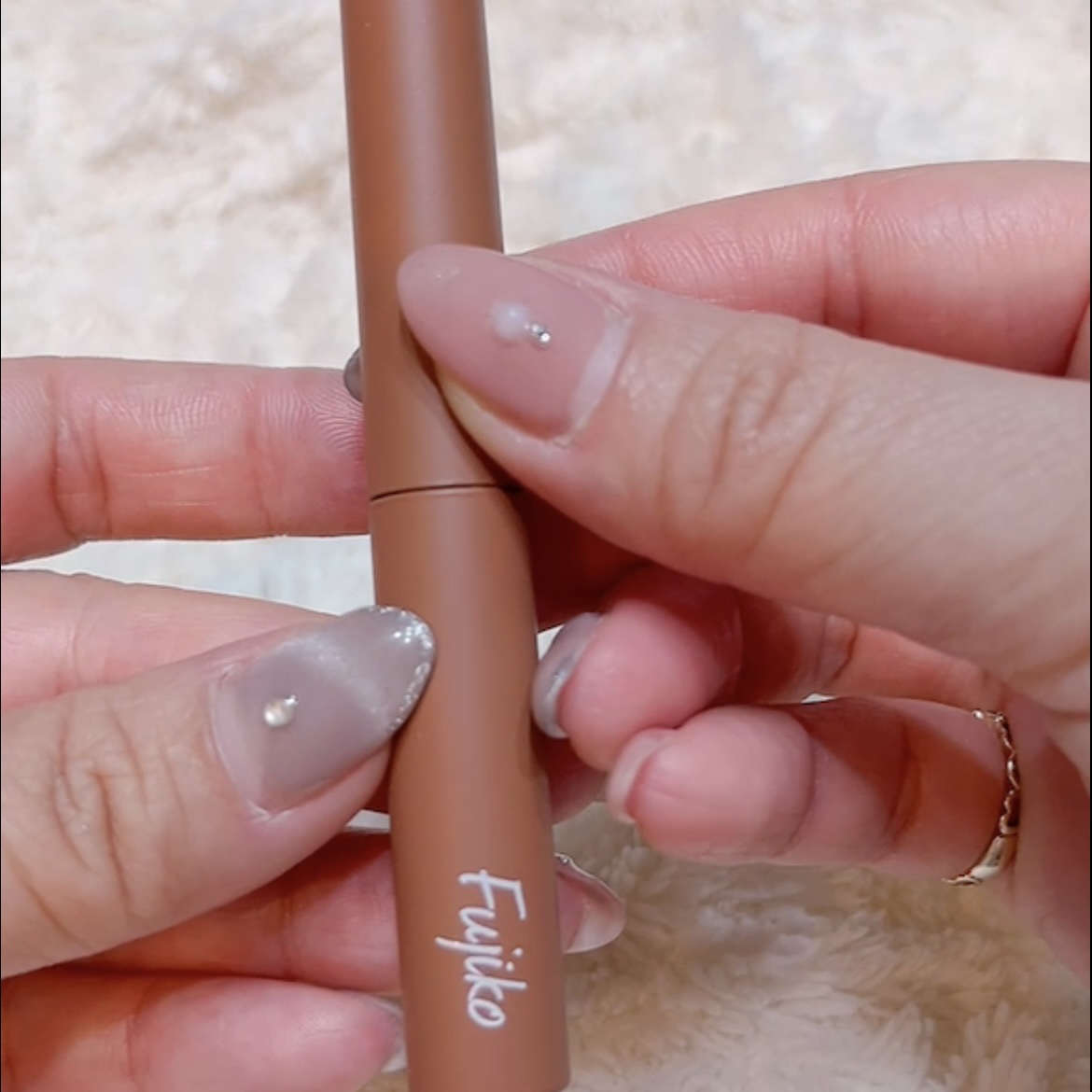 マジカルアイブロウカラー 101 モカブラウン/Fujiko/眉マスカラを使ったクチコミ（2枚目）