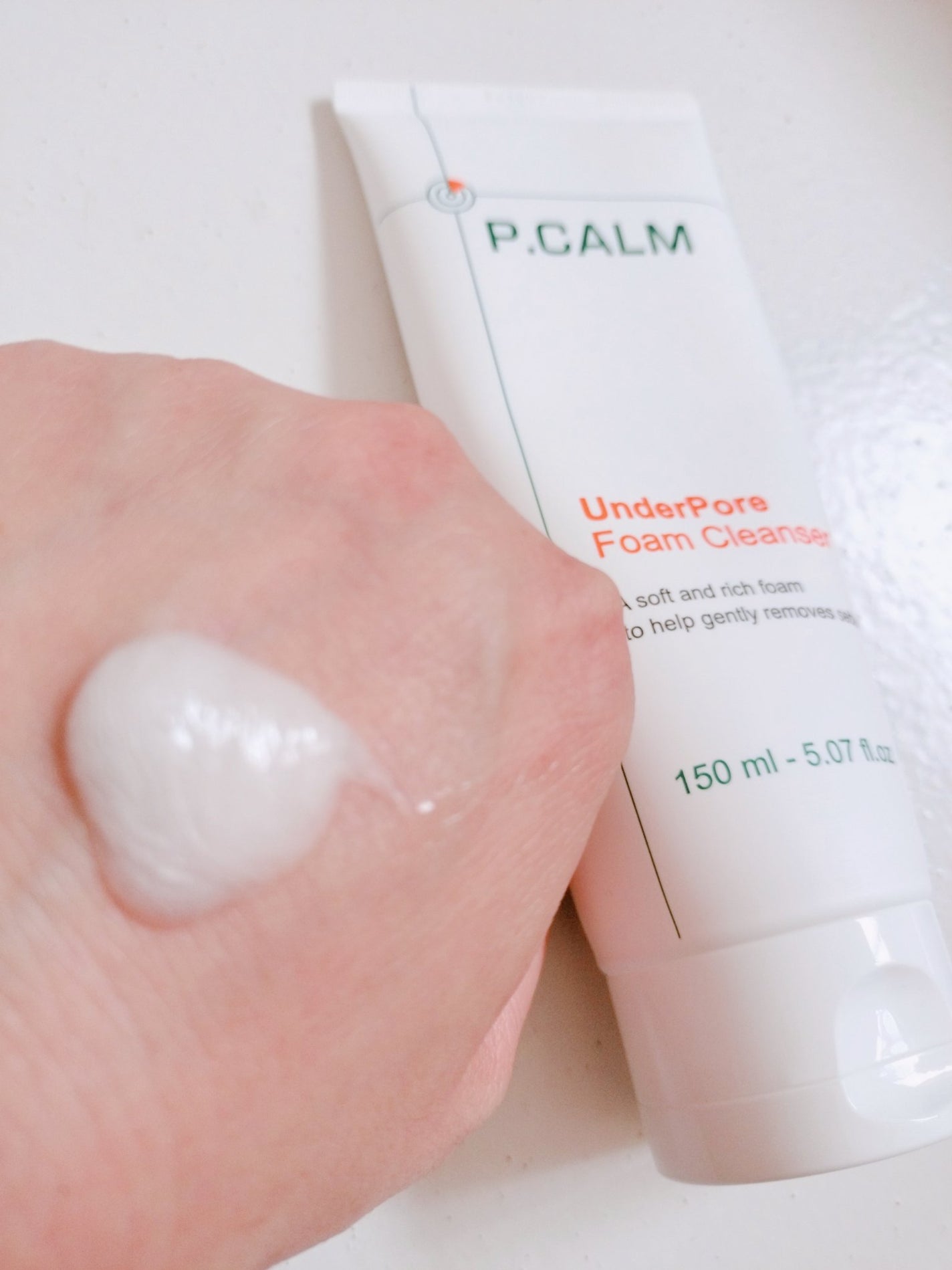 アンダーポアフォームクレンザー/P.CALM/洗顔フォームを使ったクチコミ(2枚目)