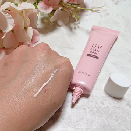 UVパールベース 01 ピンク/Kirei&co./日焼け止めクリームの画像