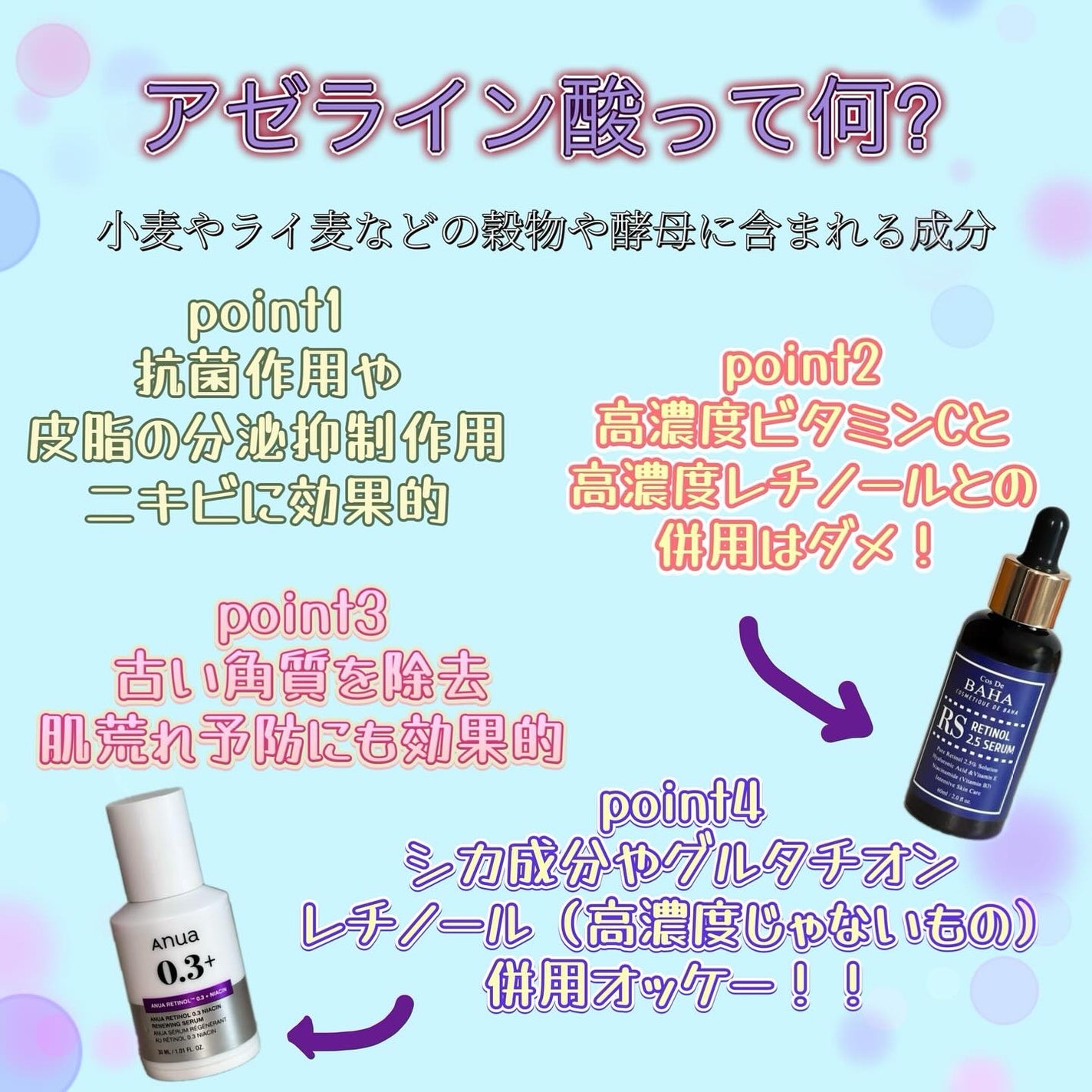 AZアゼライン酸10セラム/コスデバハ/美容液を使ったクチコミ(2枚目)