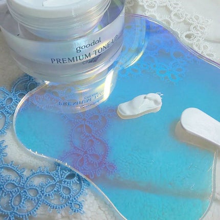 プレミアムトーンアップクリーム/goodal/フェイスクリームを使ったクチコミ(2枚目)