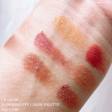 UR GLAM　BLOOMING EYE COLOR PALETTE/U R GLAM/パウダーアイシャドウを使ったクチコミ（2枚目）