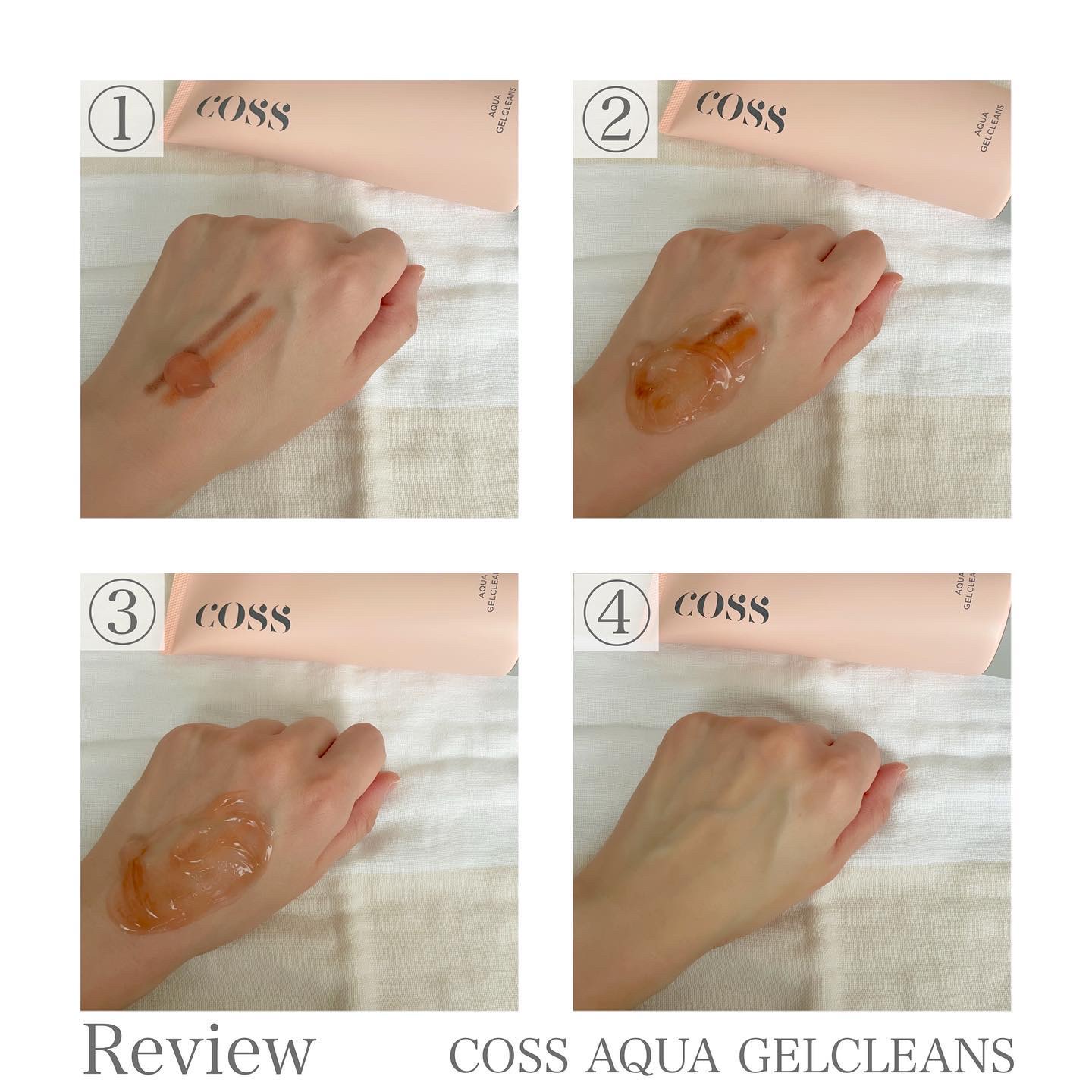 アクアゲルクレンズ/COSS/クレンジングジェルを使ったクチコミ（2枚目）