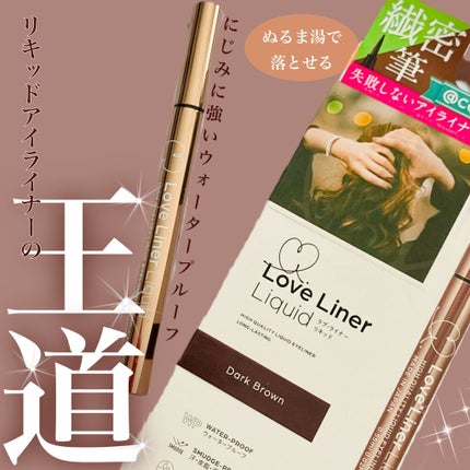 リキッドアイライナーR4/ラブ・ライナー/リキッドアイライナーを使ったクチコミ(1枚目)