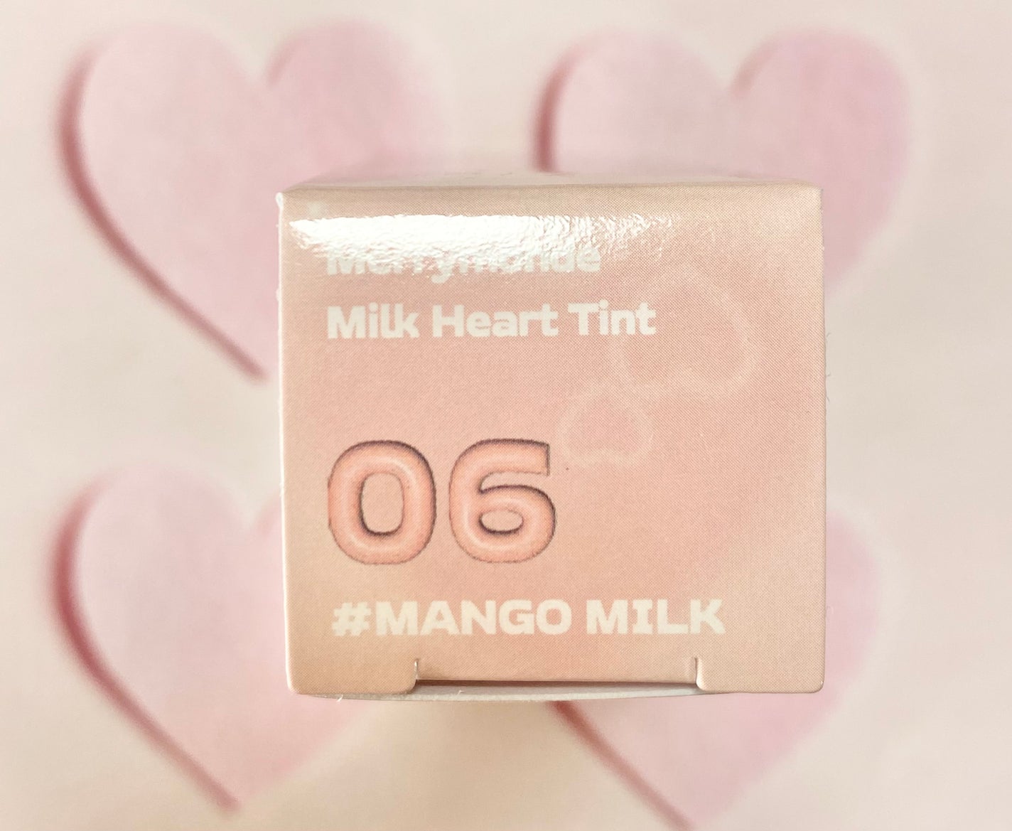 ミルクハートティントリップアンドチーク/Merrymonde/リップティントを使ったクチコミ(2枚目)