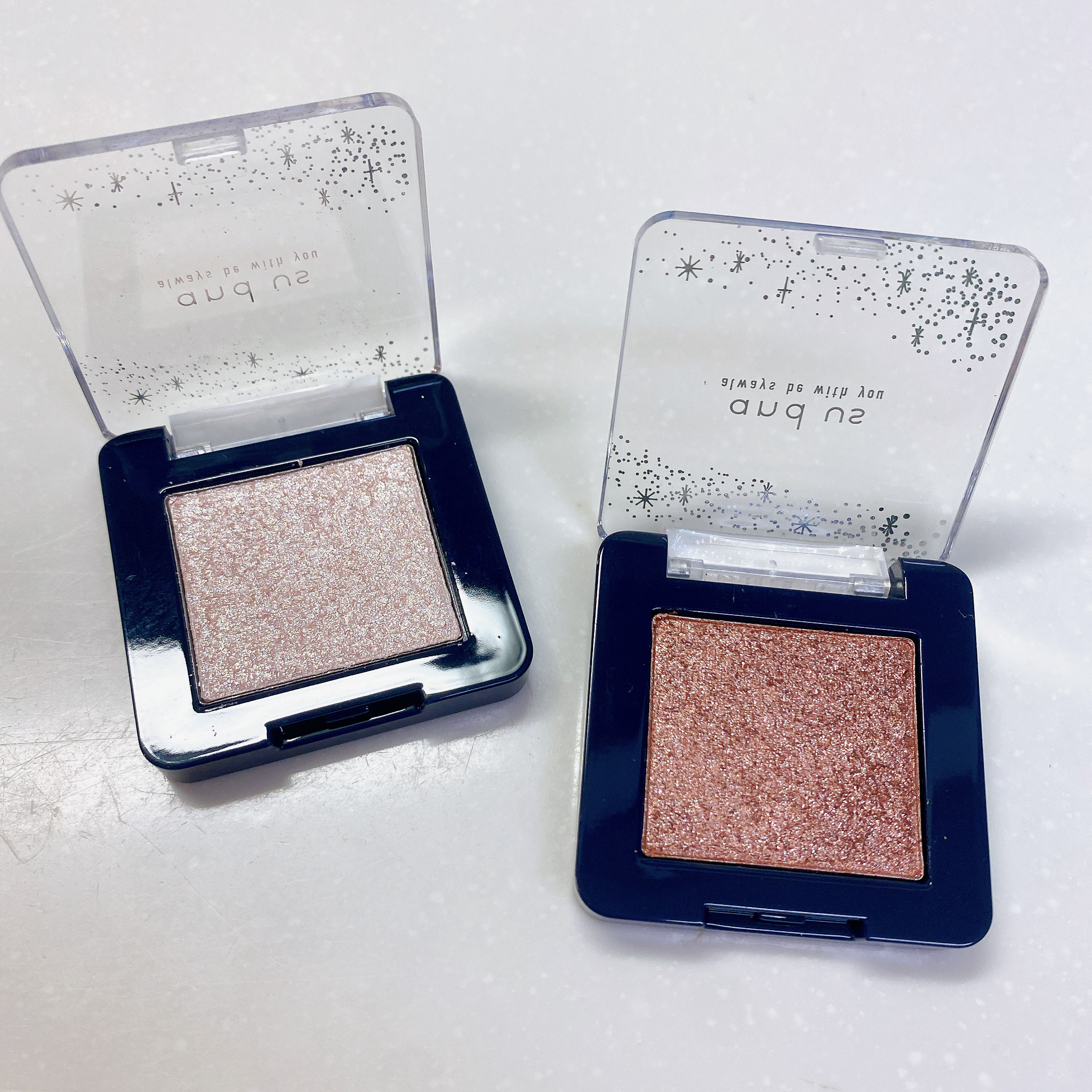 and us AUSスターダストアイシャドウのクチコミ「\and us AUSスターダストアイシャドウ/

ivory

Pink brown

ナチ.....」（2枚目）