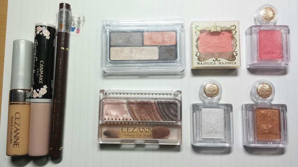 アイカラー（４色タイプ）（旧） ブラウン×オレンジ	/無印良品/アイシャドウパレットを使ったクチコミ（3枚目）