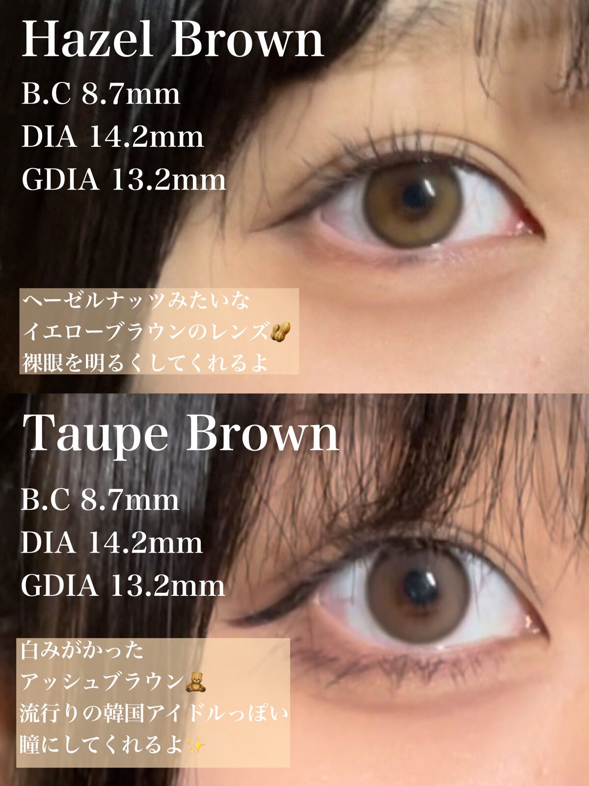 ピュアリティーシャインワンデー(PURITYSHINE 1day)/OLOLA/ワンデー(1DAY)カラコンを使ったクチコミ(2枚目)