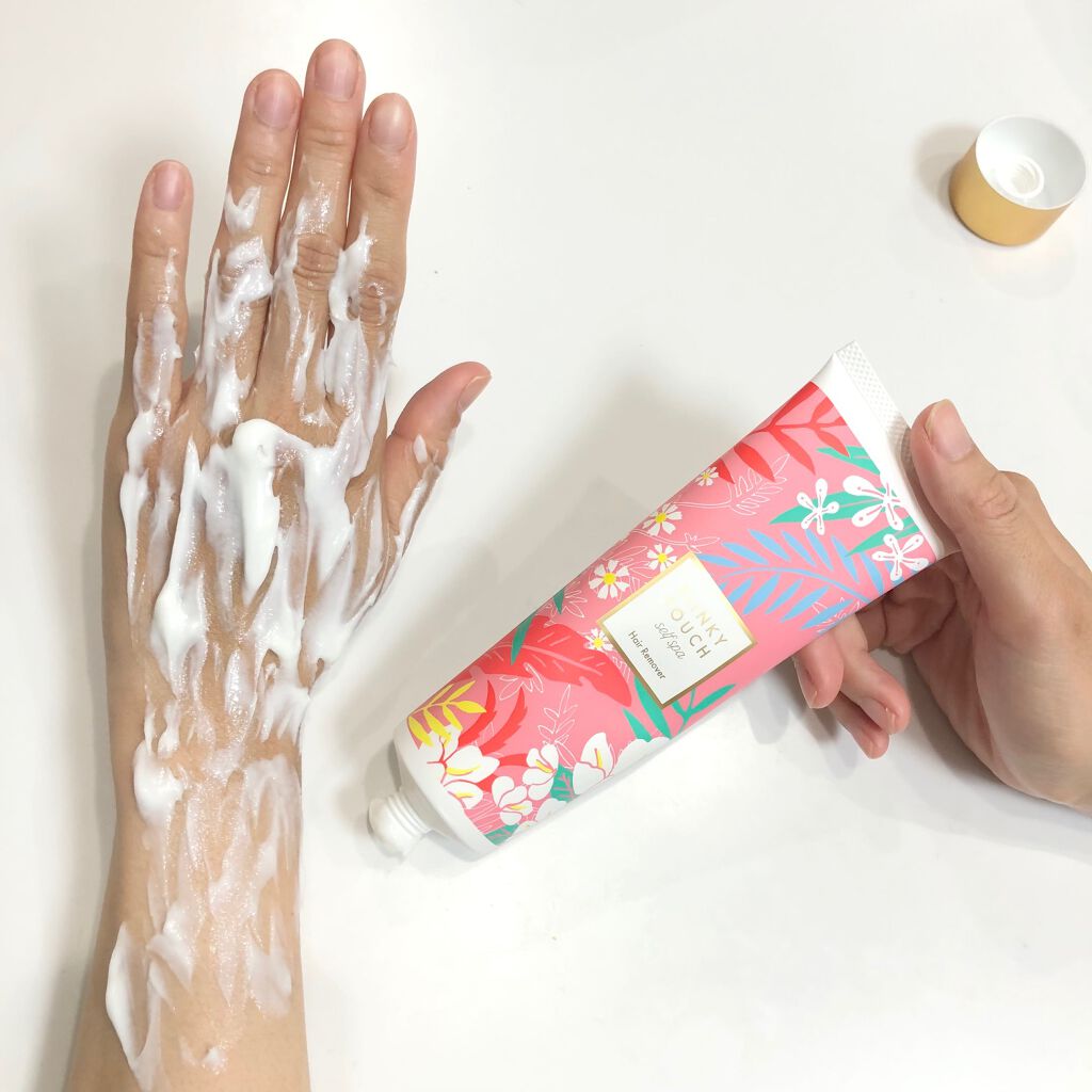 除毛クリーム シトラスホワイトリリィ/スリンキータッチ セルフスパ/除毛クリームを使ったクチコミ(4枚目)