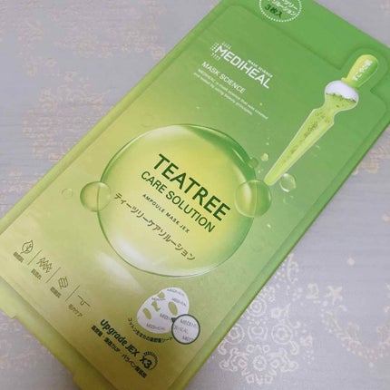 ティーツリーケアソリューション アンプルマスクJEX/MEDIHEAL/シートマスク・パックを使ったクチコミ(1枚目)