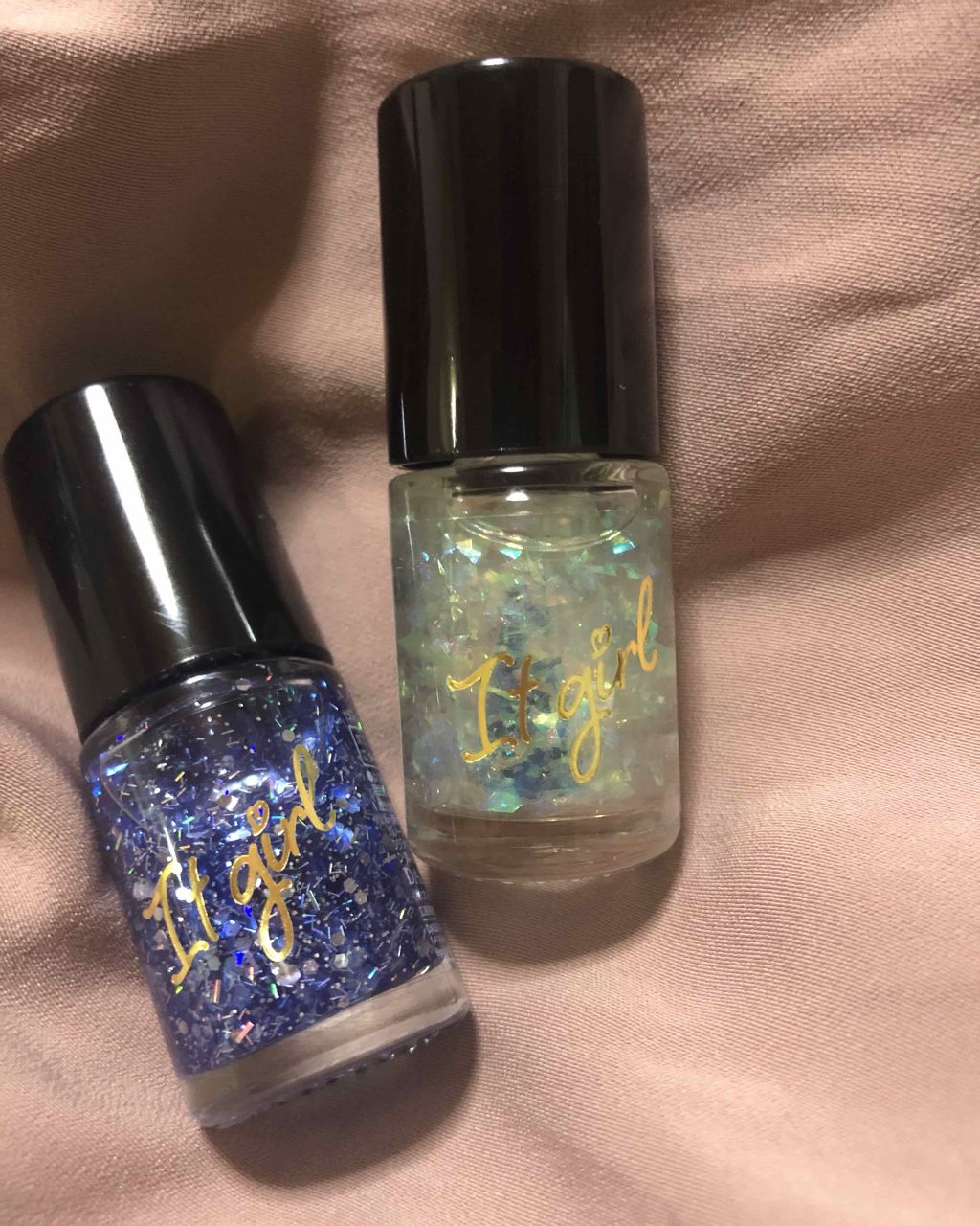 IGT グリッターネイル/DAISO/マニキュアを使ったクチコミ(1枚目)