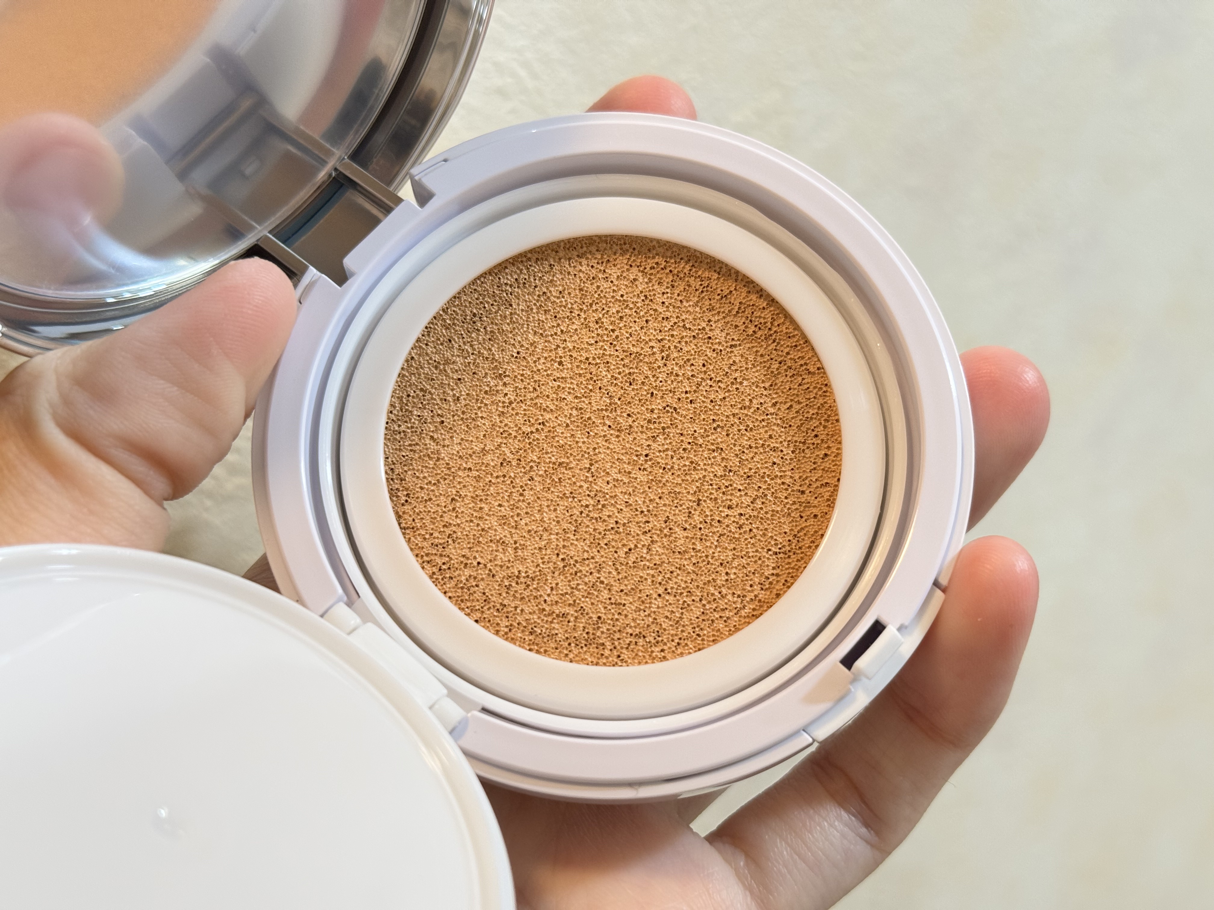 Glow High Cover Cushion/orin/クッションファンデーションを使ったクチコミ（3枚目）