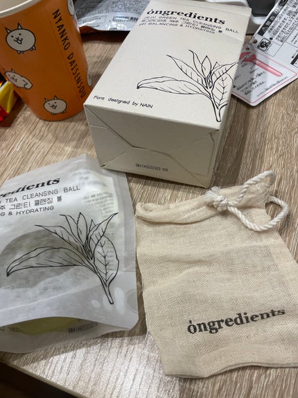 Jeju Green Tea Cleansing Ball/Ongredients/洗顔石鹸を使ったクチコミ(1枚目)