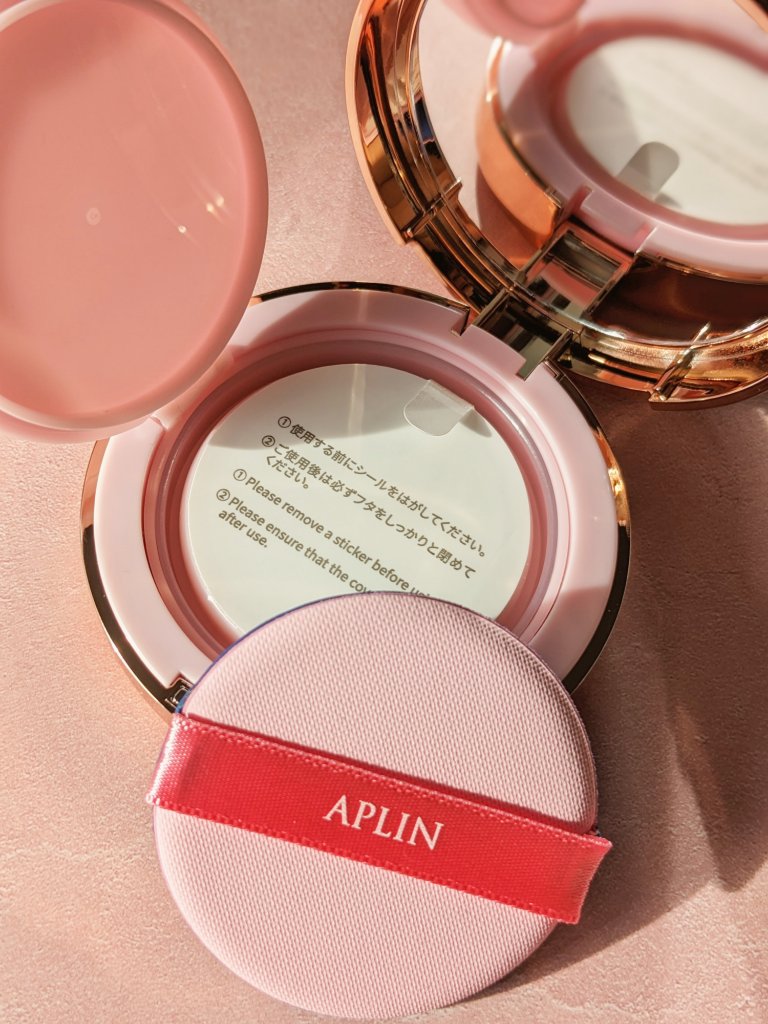 ピンクティーツリーカバーアップグロウクッション/APLIN/クッションファンデーションを使ったクチコミ（3枚目）