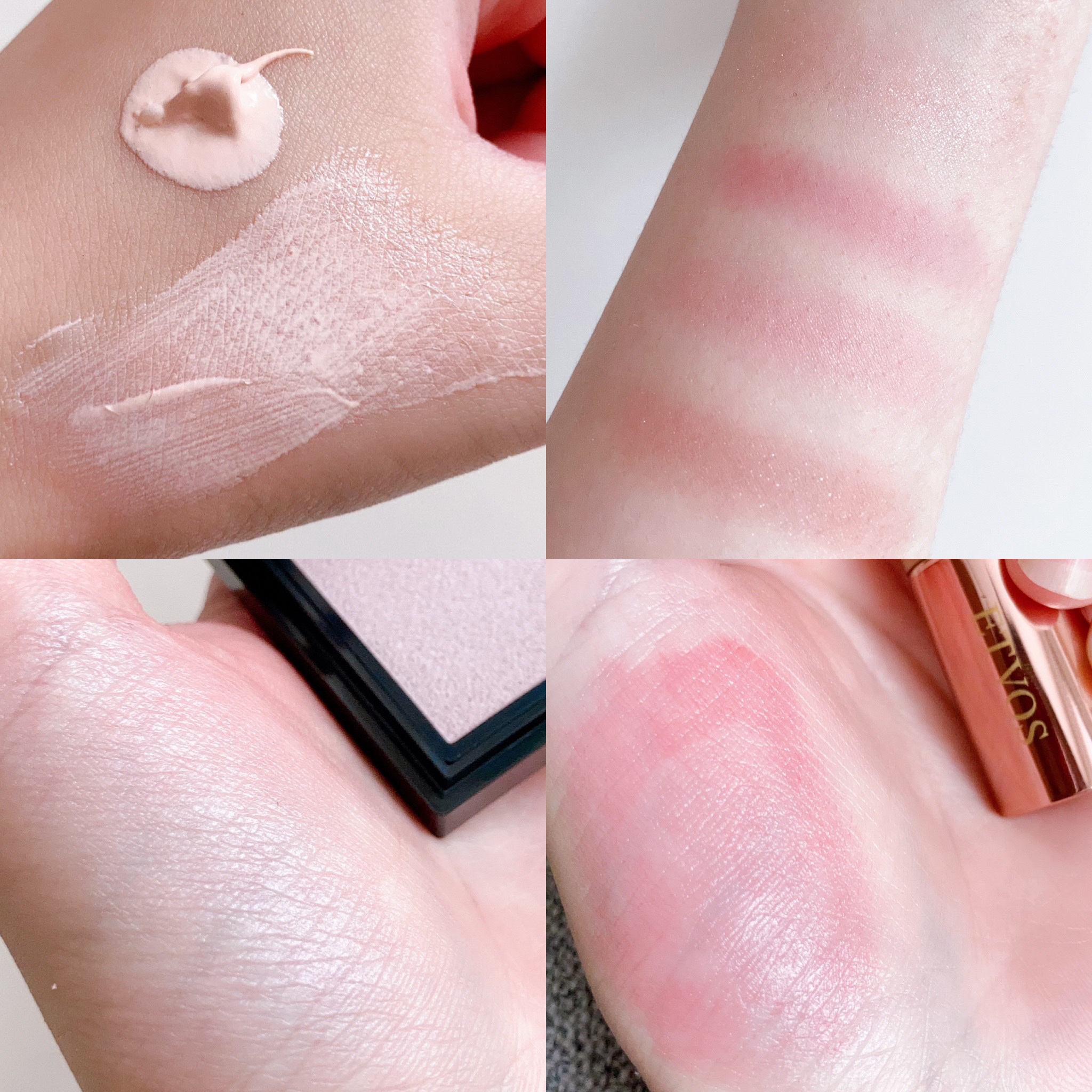 ホリデーコフレ2023〈カームピンク〉/エトヴォス/メイクアップキットを使ったクチコミ（3枚目）