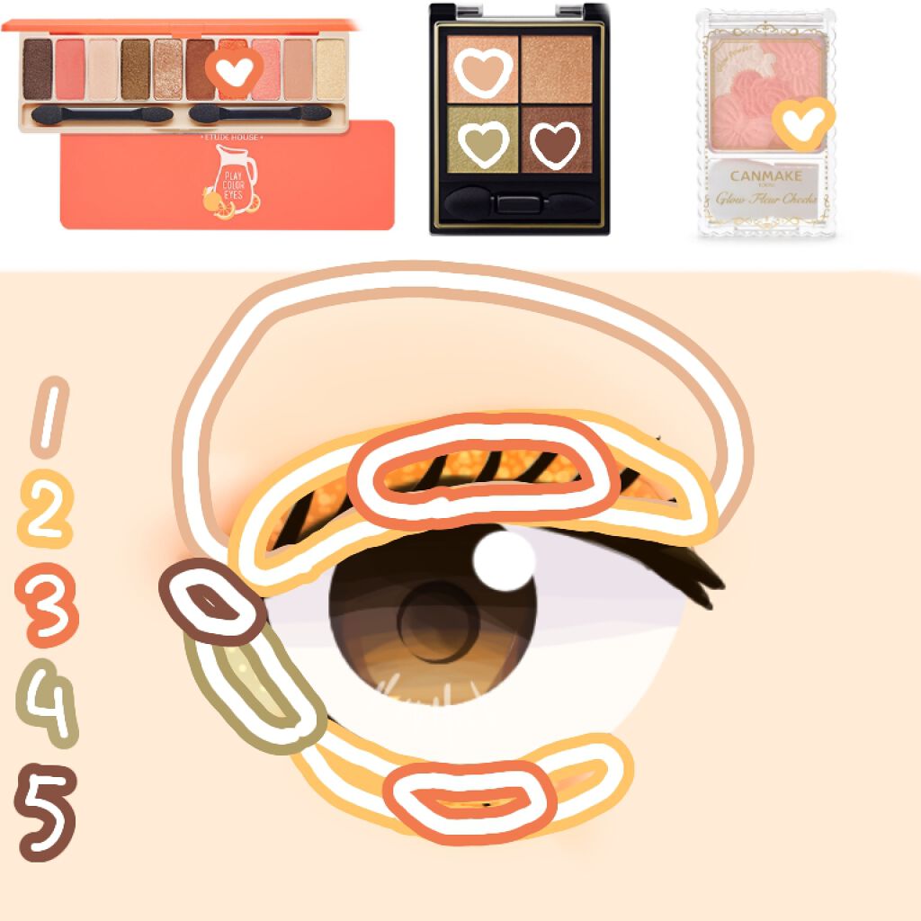 グロウフルールチークス/キャンメイク/パウダーチークを使ったクチコミ(2枚目)