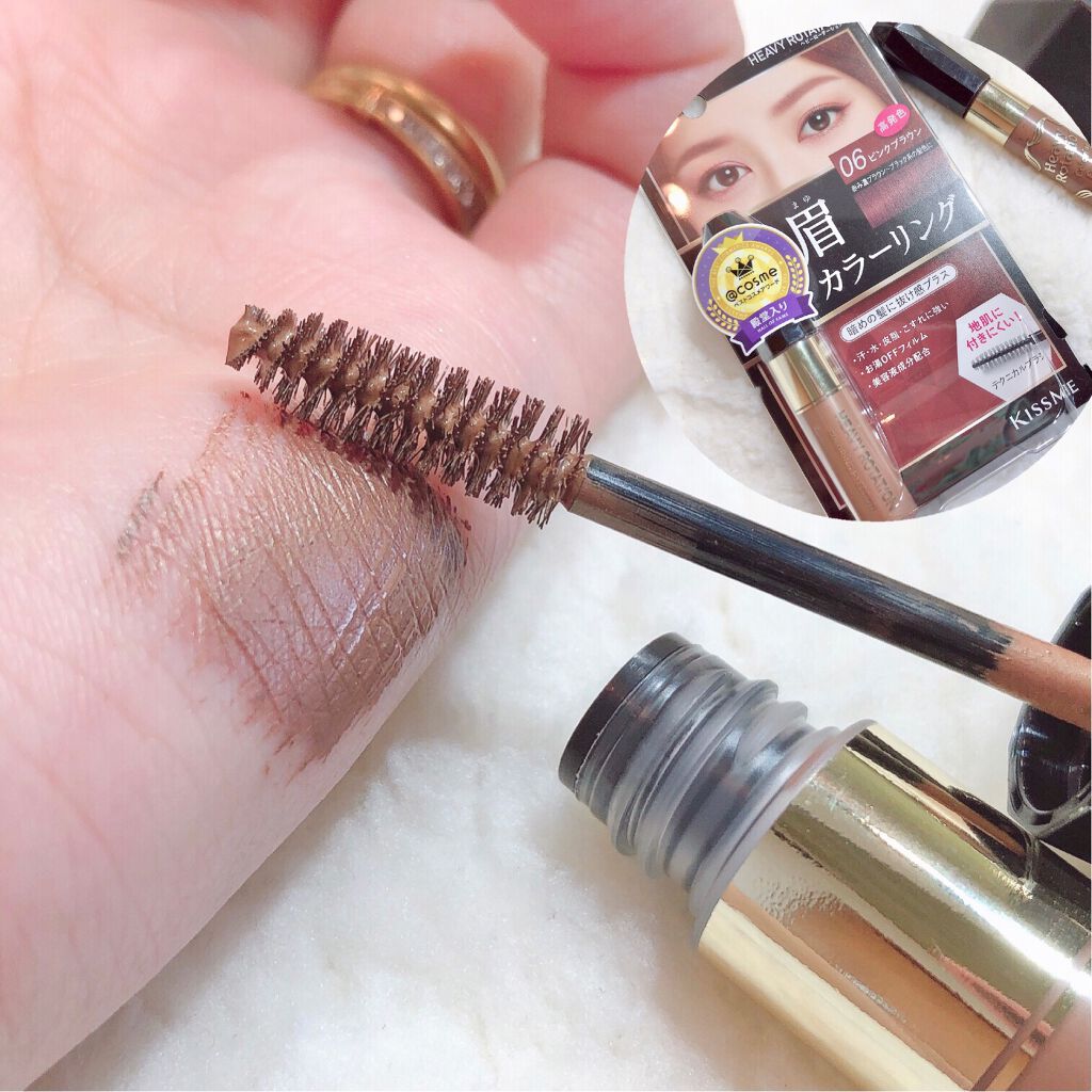 カラーリングアイブロウ/ヘビーローテーション/眉マスカラを使ったクチコミ(9枚目)