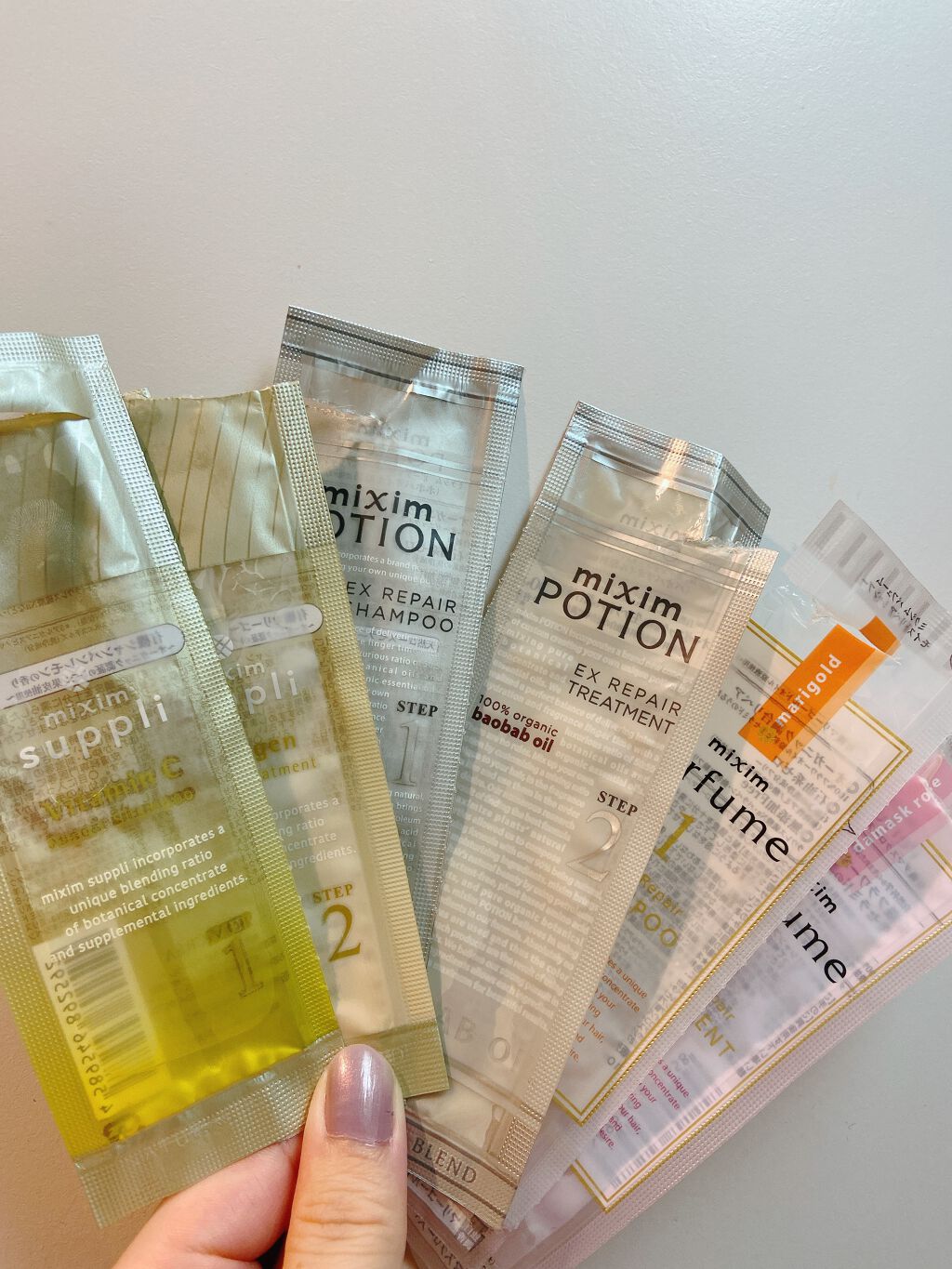 リペアシャンプー/ヘアトリートメント/mixim POTION/シャンプー・コンディショナーを使ったクチコミ(1枚目)