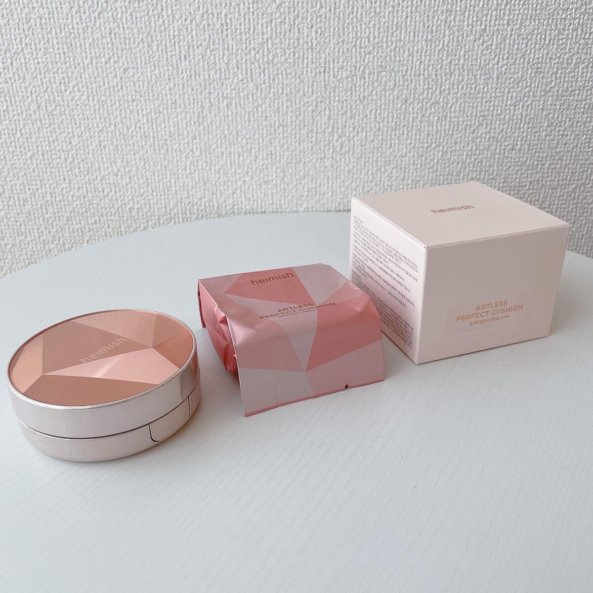 アートレス パーフェクト クッション/heimish/クッションファンデーションを使ったクチコミ(3枚目)