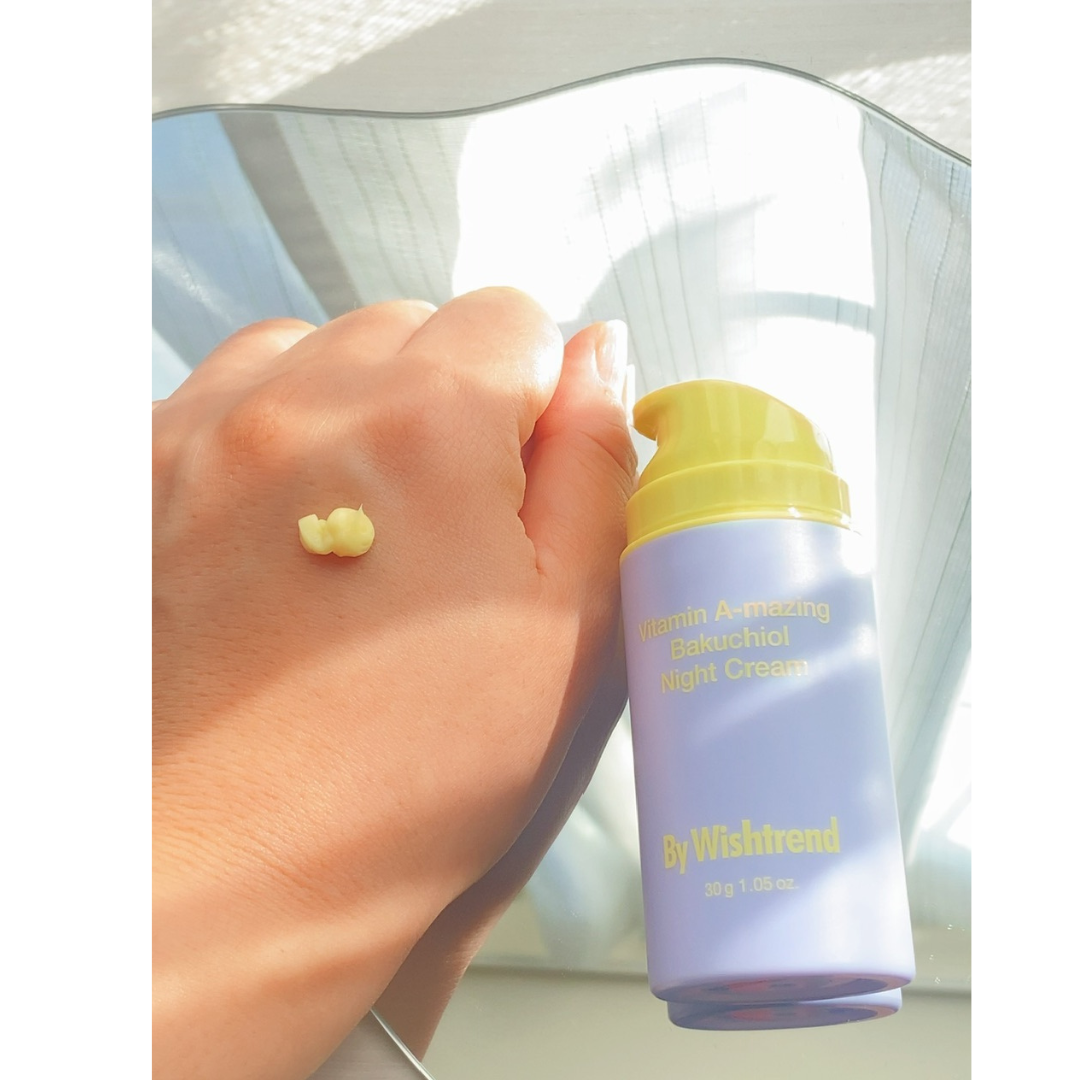 ビタミンA-mazingバクチオールナイトクリーム/By Wishtrend/フェイスクリームを使ったクチコミ（3枚目）