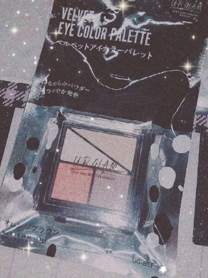 UR GLAM VELVET EYE COLOR PALETTE/U R GLAM/アイシャドウパレットを使ったクチコミ(1枚目)