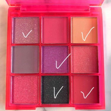 UR GLAM　BLOOMING EYE COLOR PALETTE/U R GLAM/パウダーアイシャドウを使ったクチコミ（4枚目）