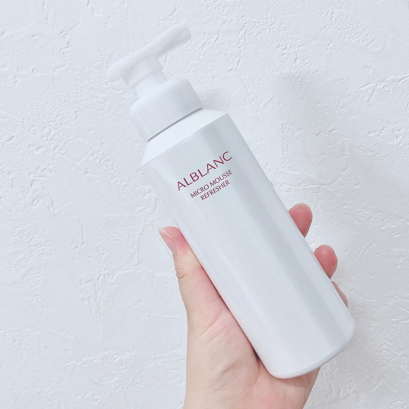 マイクロムース リフレッシャー/ALBLANC/泡洗顔を使ったクチコミ(2枚目)