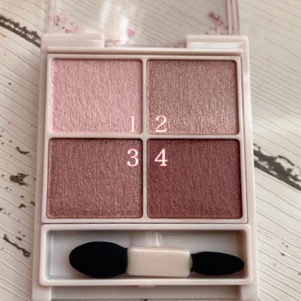 シルキースフレアイズ/キャンメイク/アイシャドウパレットを使ったクチコミ(4枚目)