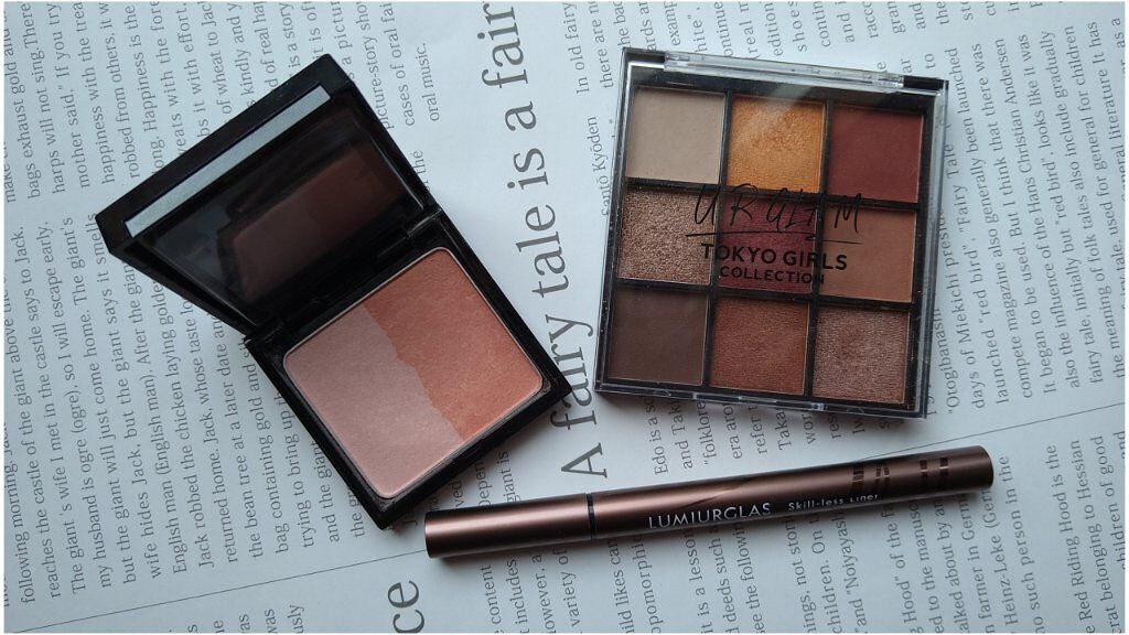 UR GLAM BLOOMING EYE COLOR PALETTE/U R GLAM/アイシャドウパレットを使ったクチコミ(1枚目)