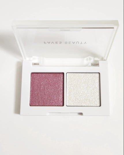 マイカラー デュオシャドウ/FAVES BEAUTY/アイシャドウパレットを使ったクチコミ(2枚目)