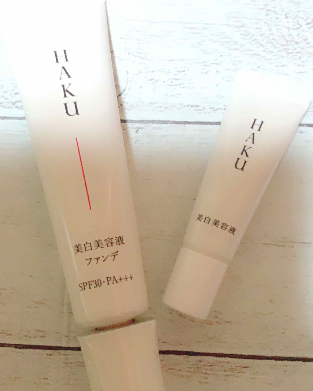 薬用 美白美容液ファンデ/HAKU/クリーム・エマルジョンファンデーションを使ったクチコミ(1枚目)