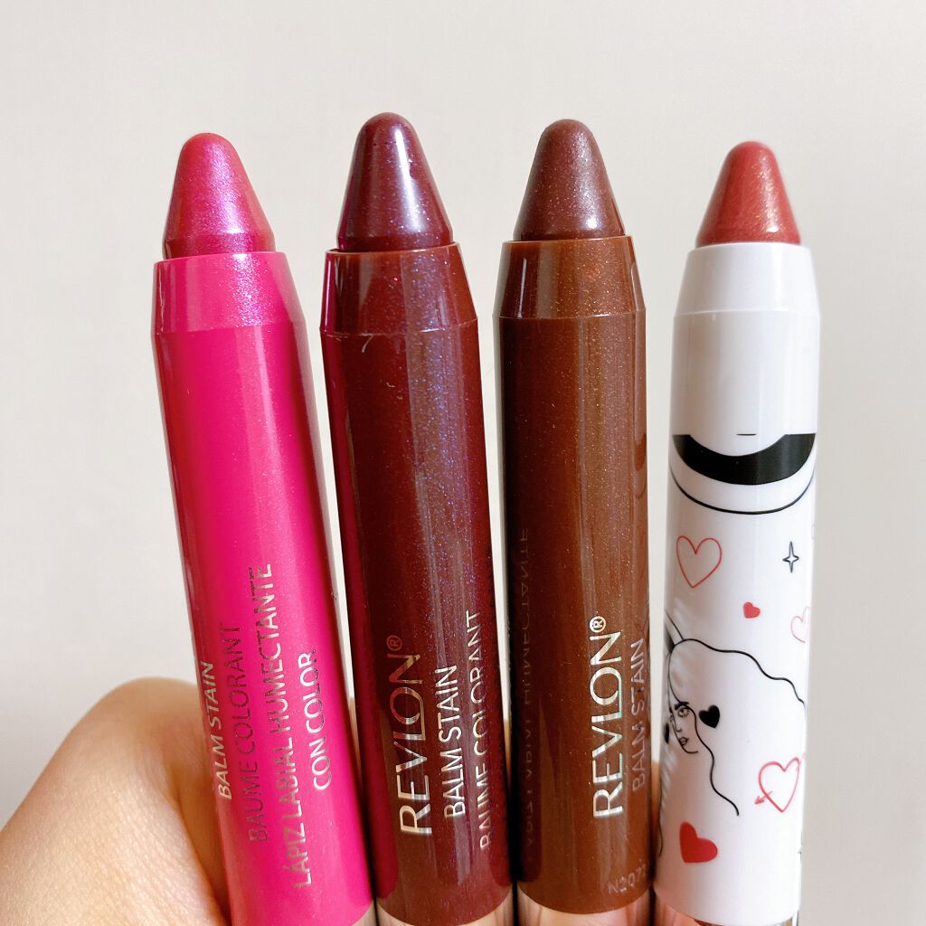 新品 限定色 85 箱無し レブロン バームステイン 85番3本 セット 激レア バーム ステイン 085 ミスティックマジェンタ / REVLON(レブロン