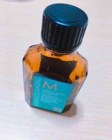 【MOROCCANOIL TREATMENT】
25ml

お試しで25mlのを買ってみました！
ご覧の通りもう半分使っているのですが
すごくいいです🌸✨
髪の毛ツヤツヤだし、まとまるし
何より私は香り