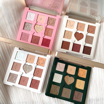 Love Bear 9色 アイシャドウパレット/FlowerKnows/アイシャドウパレットを使ったクチコミ(8枚目)