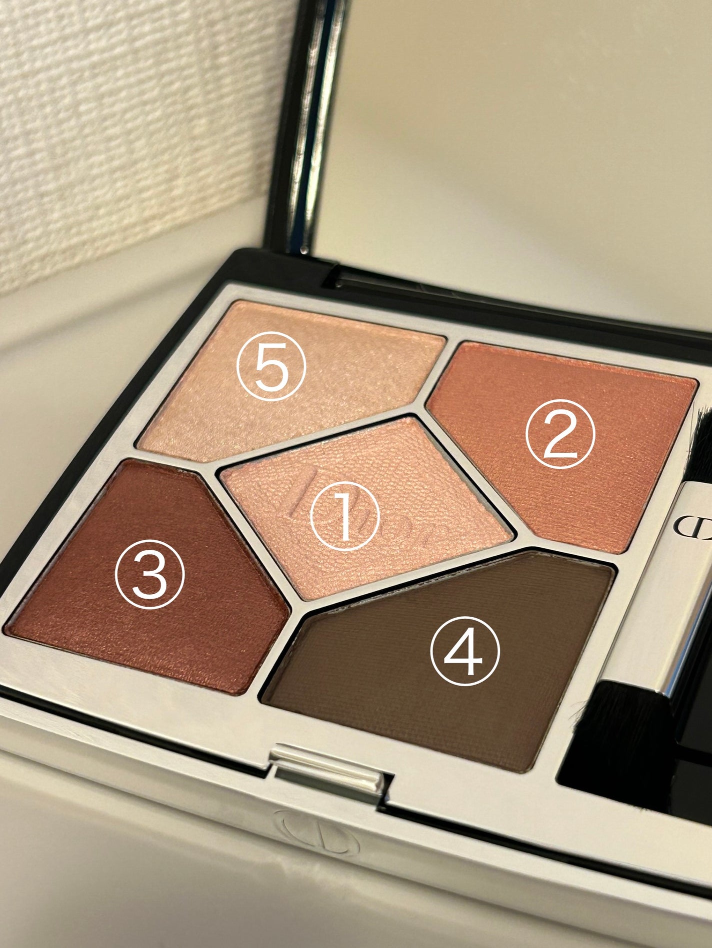 【旧】サンク クルール クチュール/Dior/アイシャドウパレットを使ったクチコミ(1枚目)