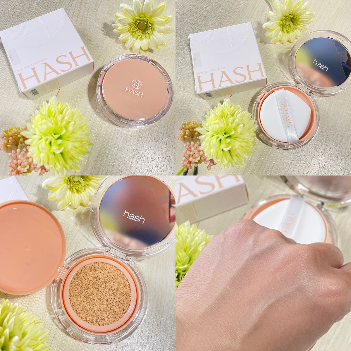 クラウド スキン グロー クッション XX01 ホンデ/HASH/クッションファンデーションを使ったクチコミ（3枚目）