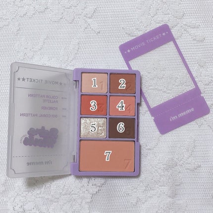 カラーパターンパレット/i’m meme/マルチパレットを使ったクチコミ(4枚目)